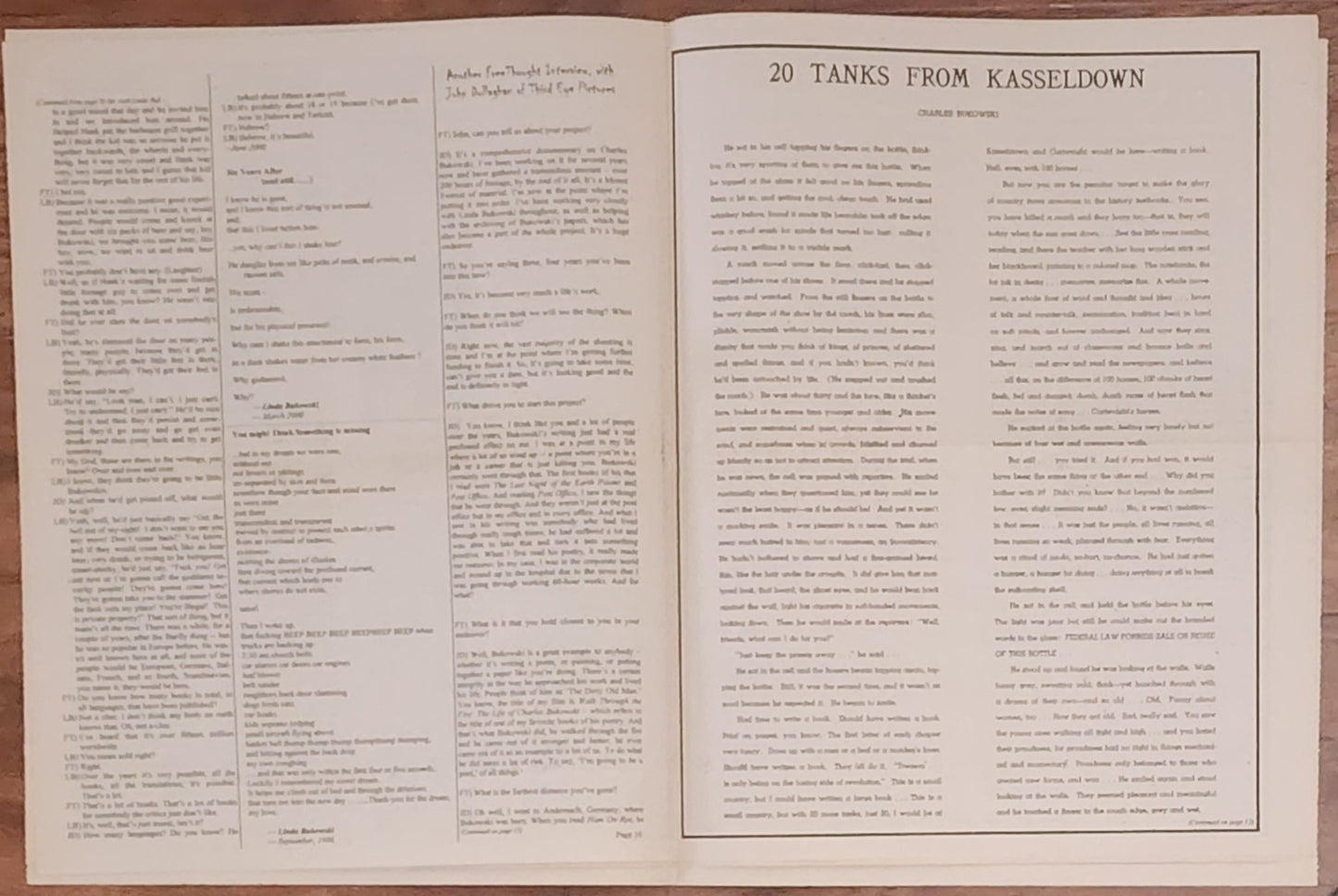 Free Thought. Vol. II, Issue I: Presentation Copy with Photo Sheet Signed by Michael Montfort