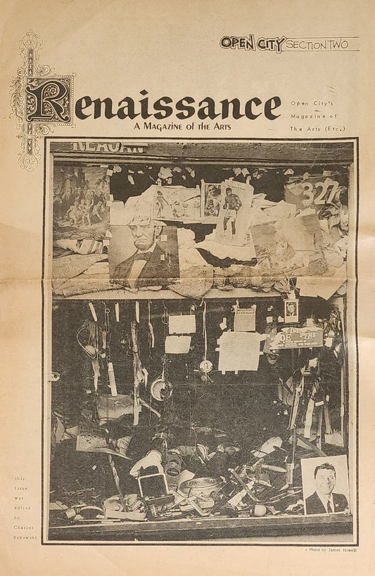 Renaissance, A Magazine of the Arts #2: Bukowski as Editor Gets Open City Shut Down