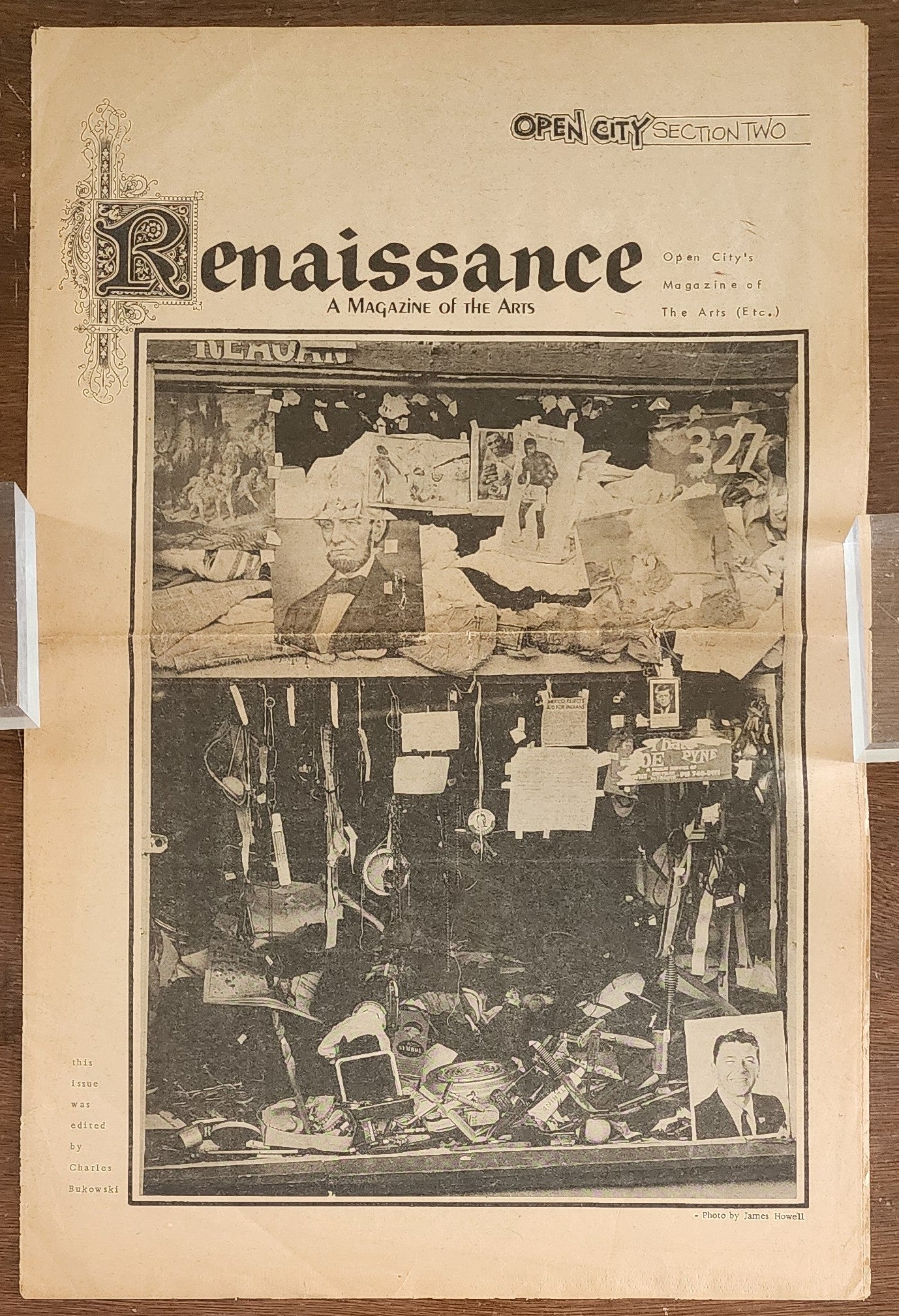 Renaissance, A Magazine of the Arts #2: Bukowski as Editor Gets Open City Shut Down