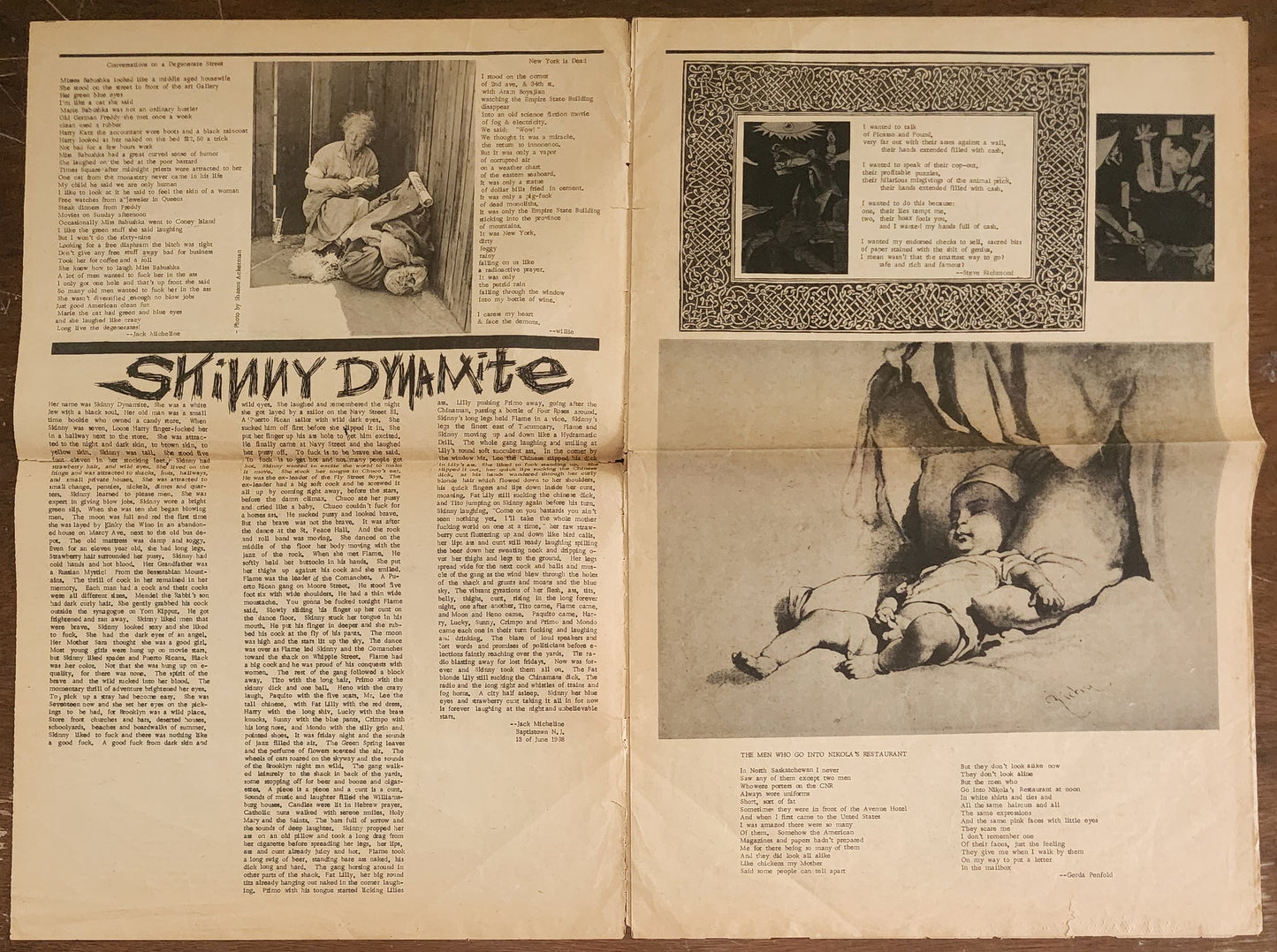Renaissance, A Magazine of the Arts #2: Bukowski as Editor Gets Open City Shut Down