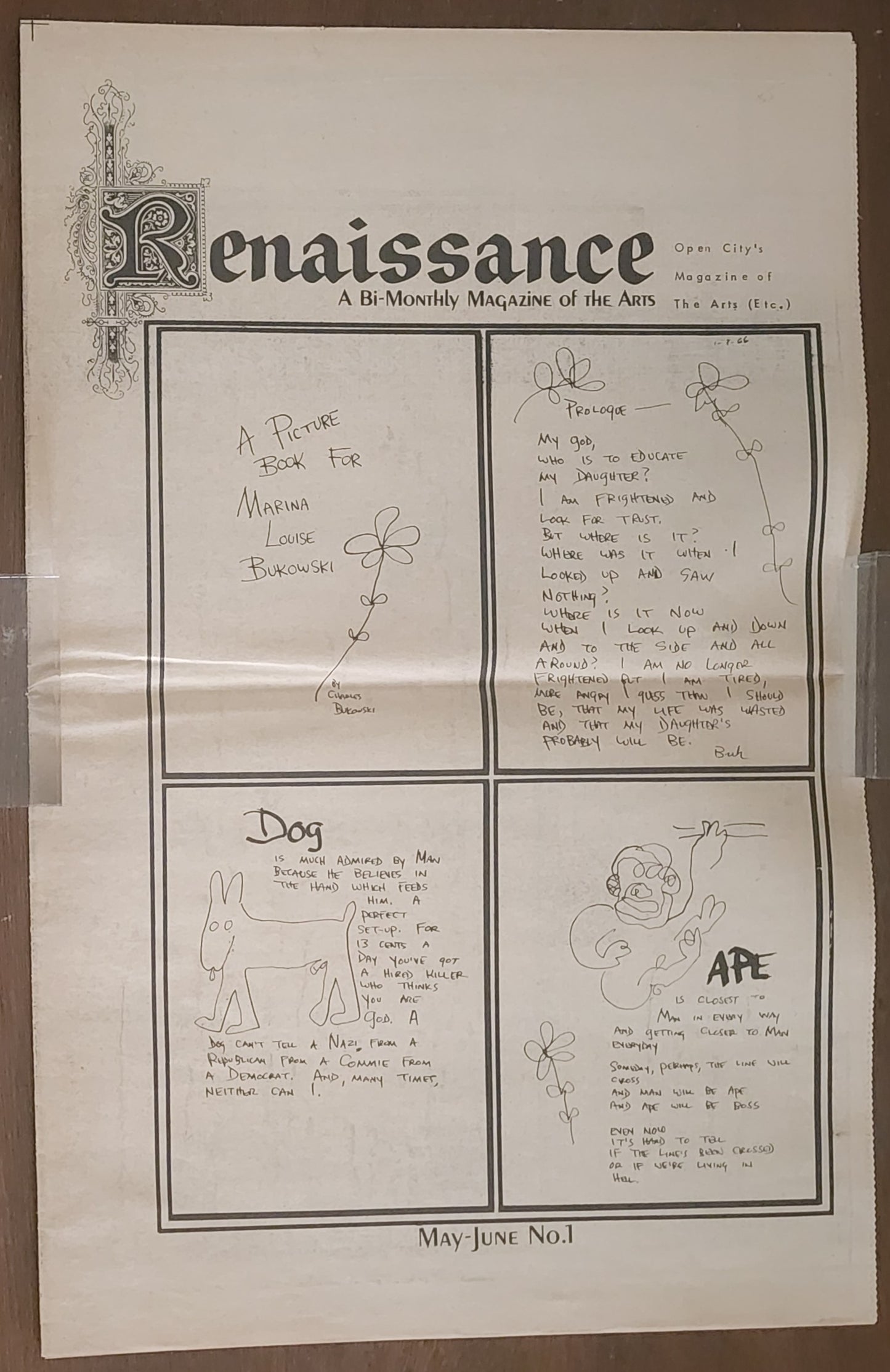 A Picture Book for Marina Bukowski by Charles Bukowski