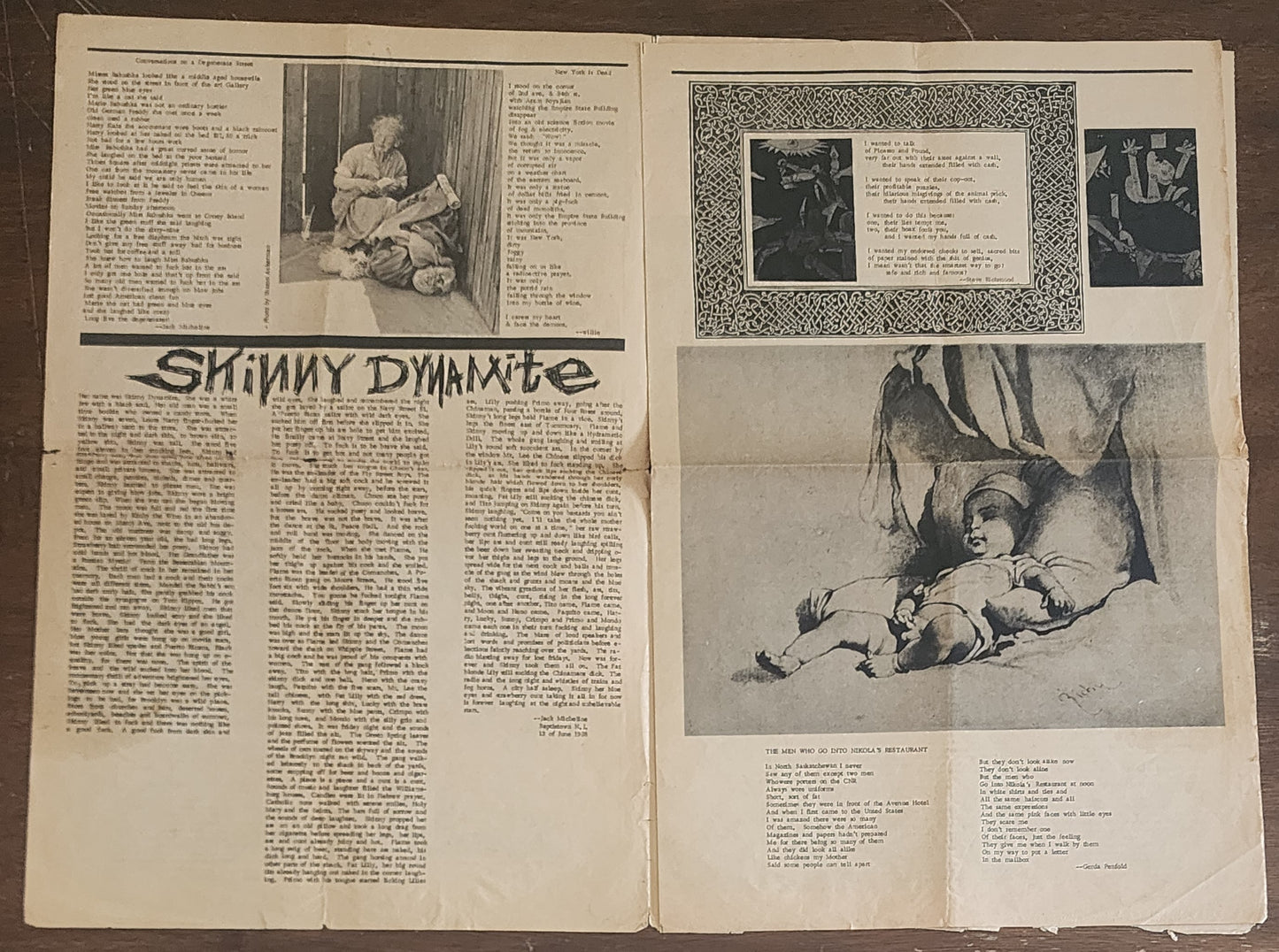 Renaissance, A Magazine of the Arts #2: Signed by Charles Bukowski and Jack Micheline