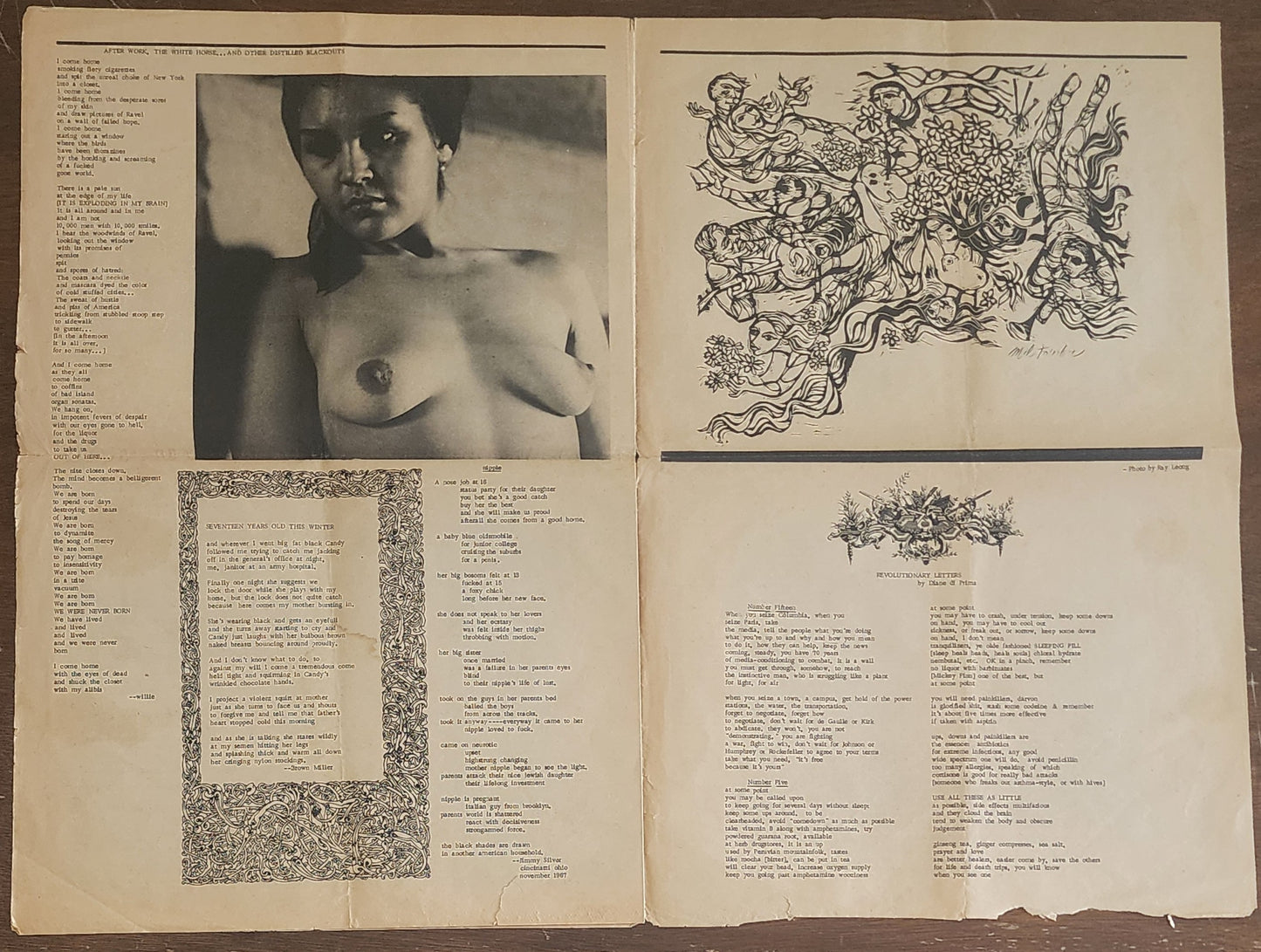 Renaissance, A Magazine of the Arts #2: Signed by Charles Bukowski and Jack Micheline