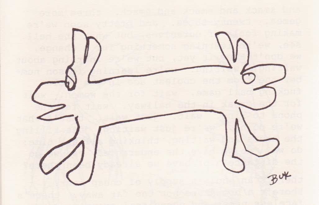 Sure #3: Charles Bukowski Drawings, 1 Painting, 5 Photographs