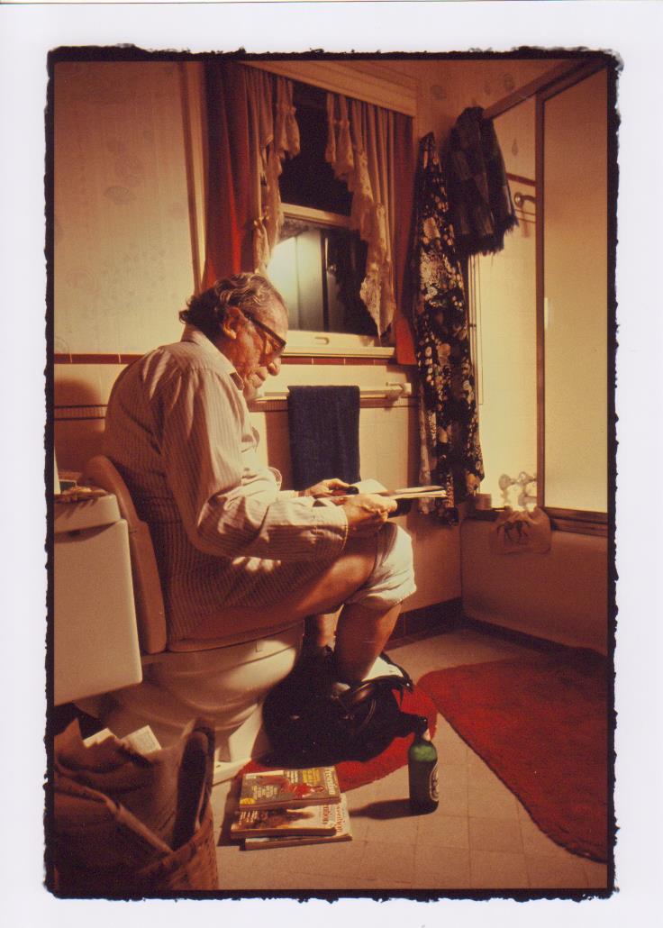 Limited Edition #40/100:  POOP -- Photographs of Charles Bukowski by Michael Montfort