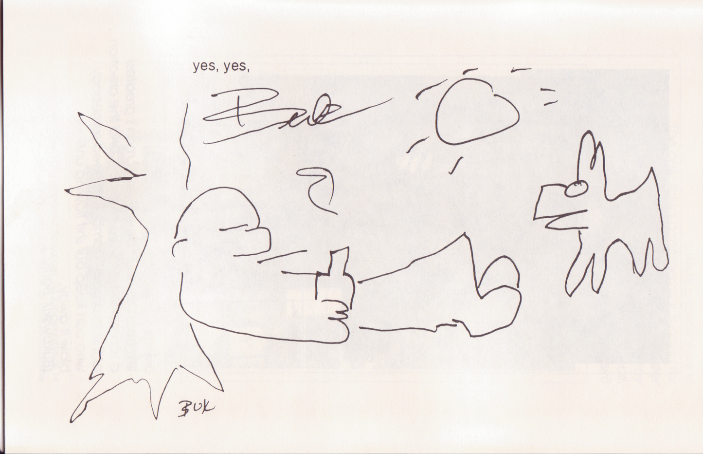 Sure #3: Charles Bukowski Drawings, 1 Painting, 5 Photographs