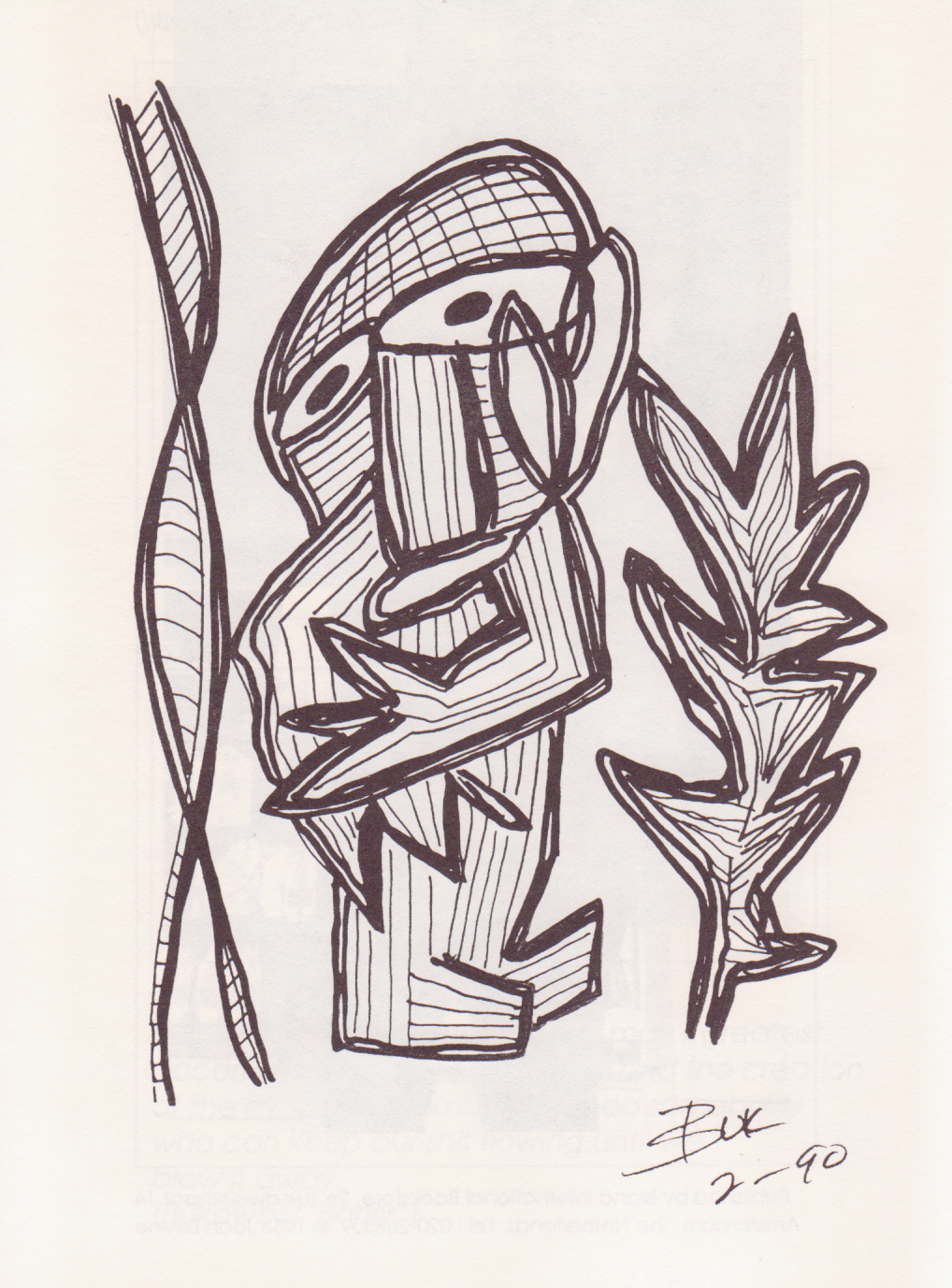 Sure #3: Charles Bukowski Drawings, 1 Painting, 5 Photographs