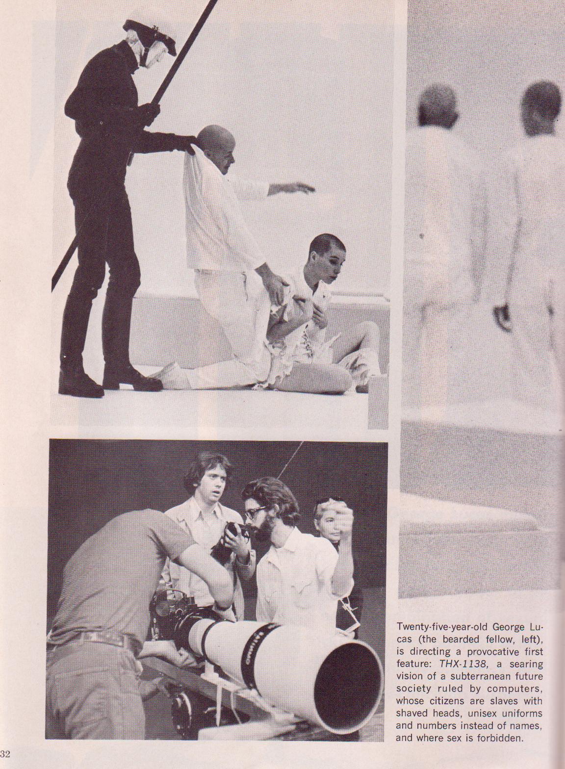 Knight November 1970 -- Unedited Chapter from Post Office by Charles Bukowski, Plus Spread on George Lucas and THX 1138