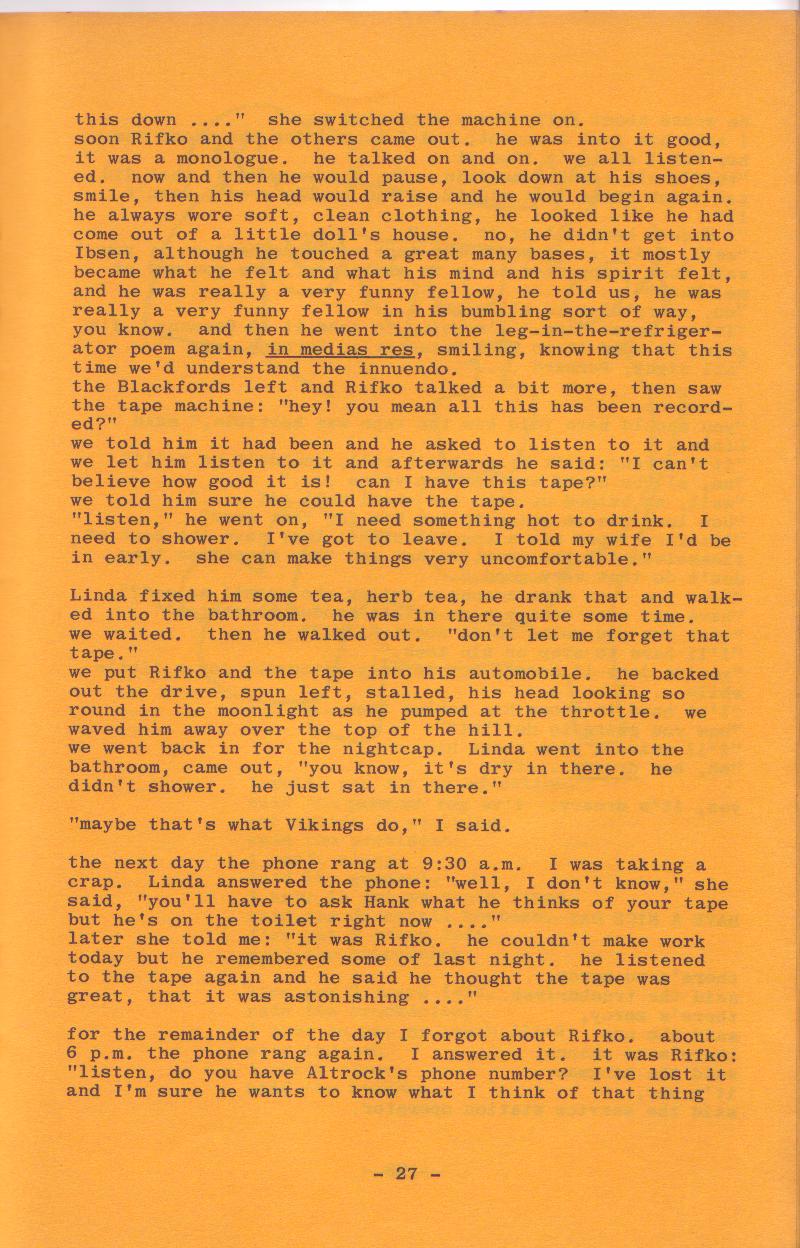 Wormwood Review 81-82 -- Deluxe Edition Signed Twice by Bukowski (19/50)
