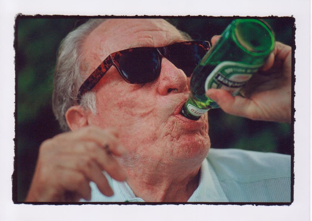 Limited Edition #40/100:  POOP -- Photographs of Charles Bukowski by Michael Montfort