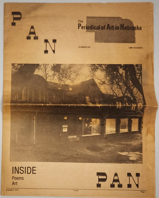The Periodical of Art in Nebraska (PAN) -- Uncollected Charles Bukowski Poem (1977)
