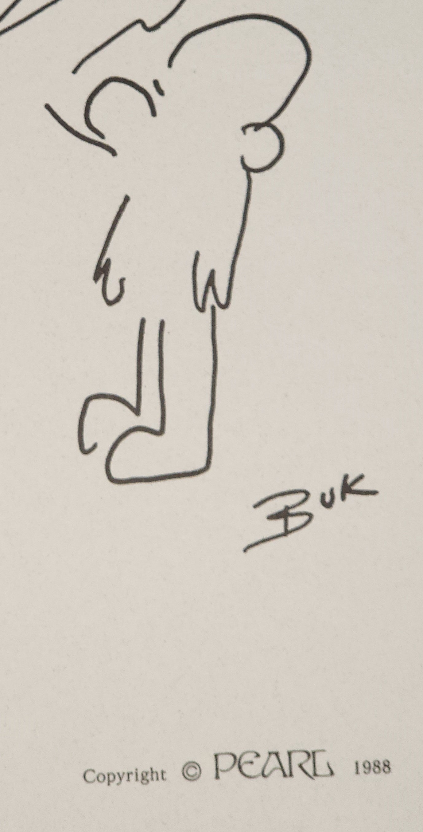 Men’s Lib Poster by Charles Bukowski (17” x 11”): Pearl 1988