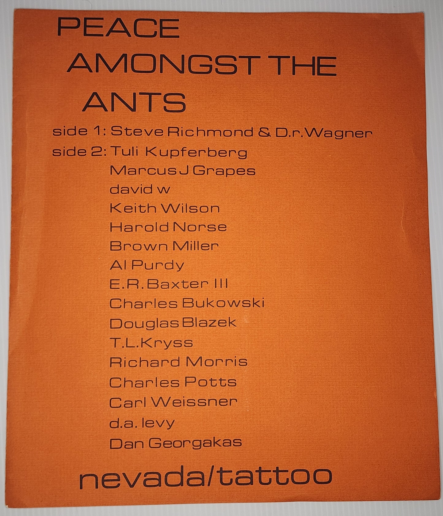 Peace Amongst the Ants #97: Charles Bukowski Broadside and 15 Others