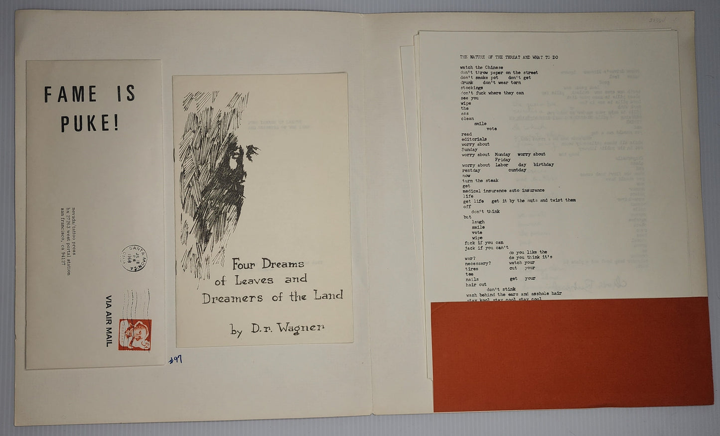 Peace Amongst the Ants #97: Charles Bukowski Broadside and 15 Others