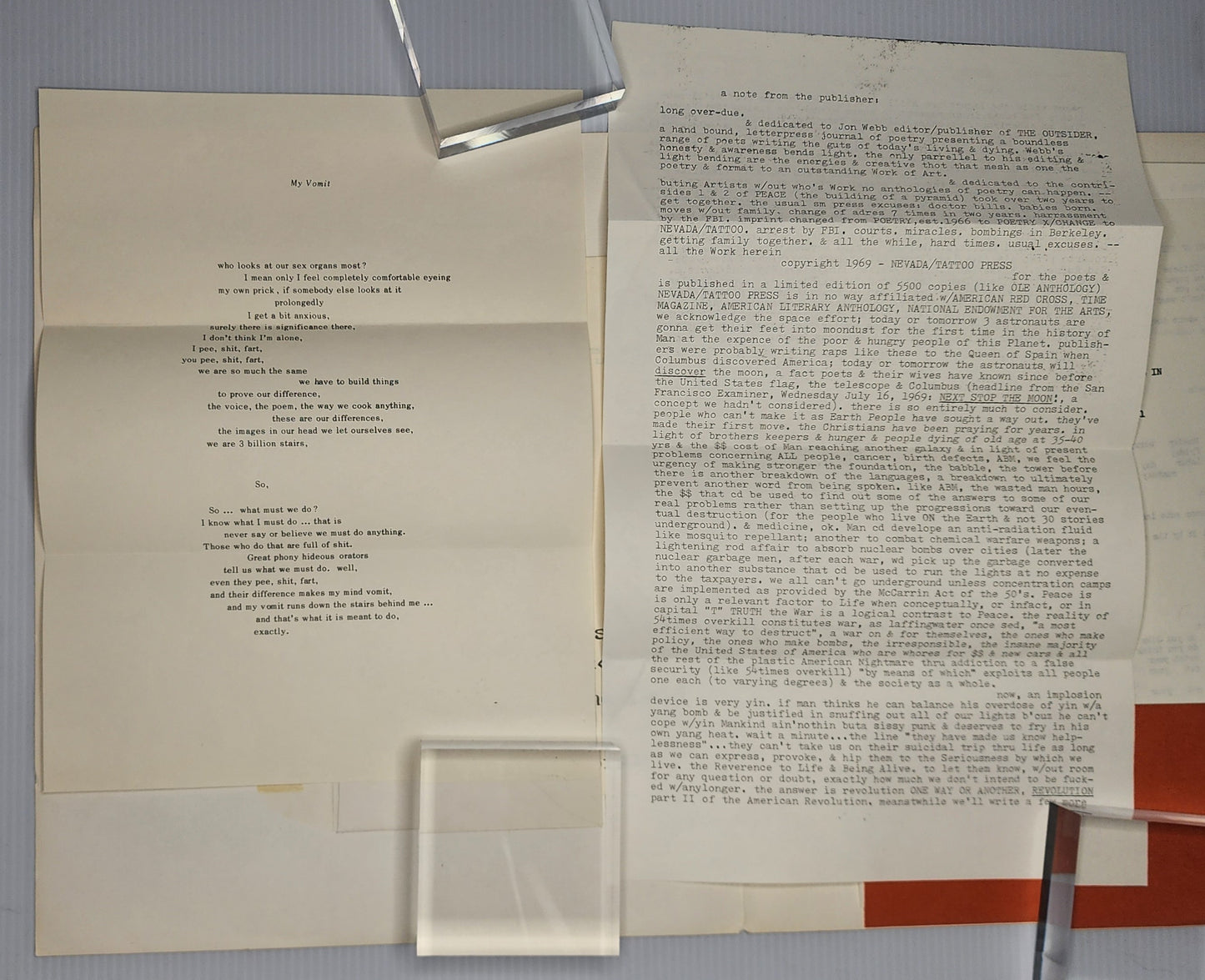 Peace Amongst the Ants #97: Charles Bukowski Broadside and 15 Others