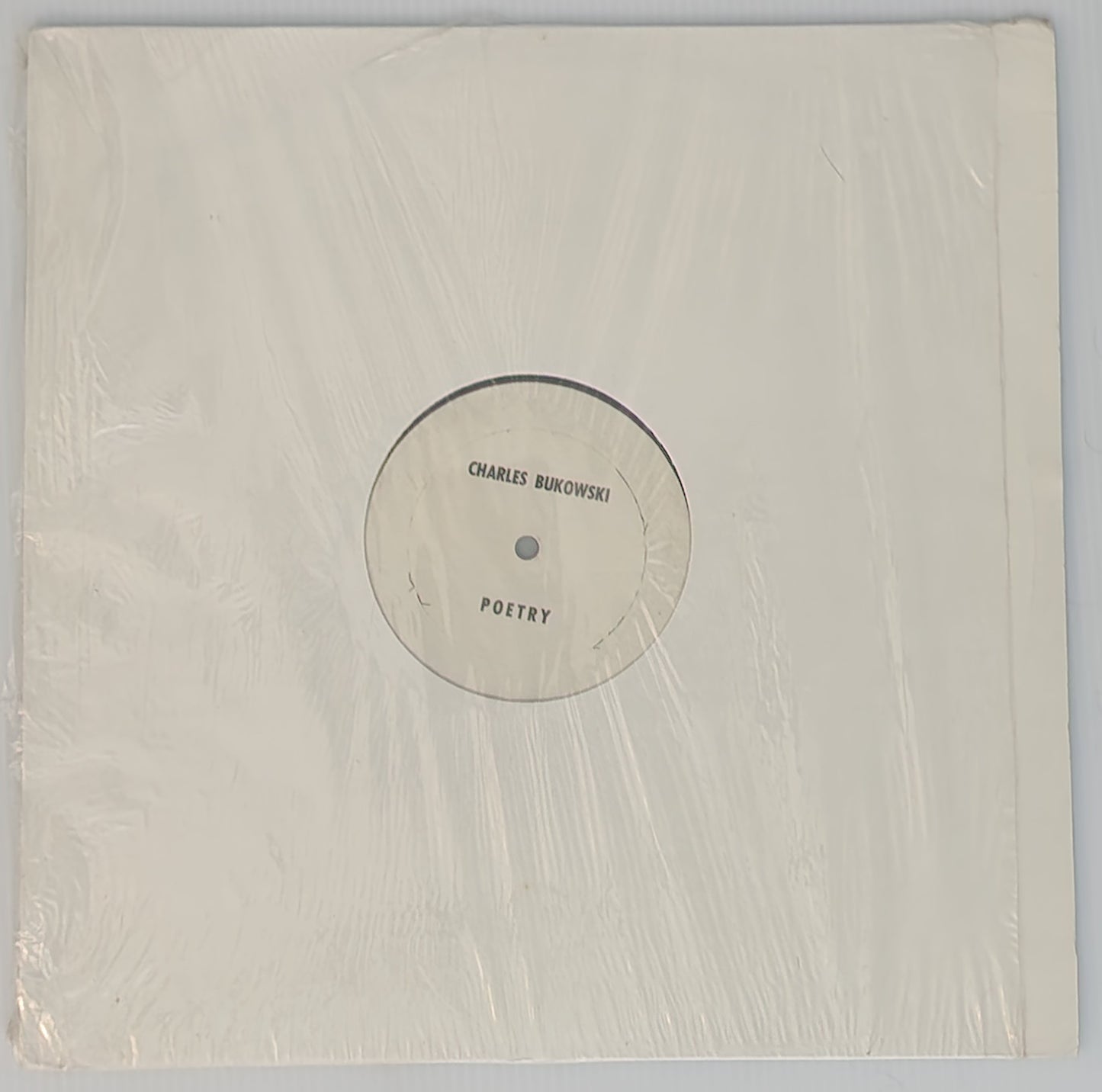 Extremely Rare Vinyl LP, Still in Shrink Wrap: Poetry – Charles Bukowski Steve Richmon (1968)