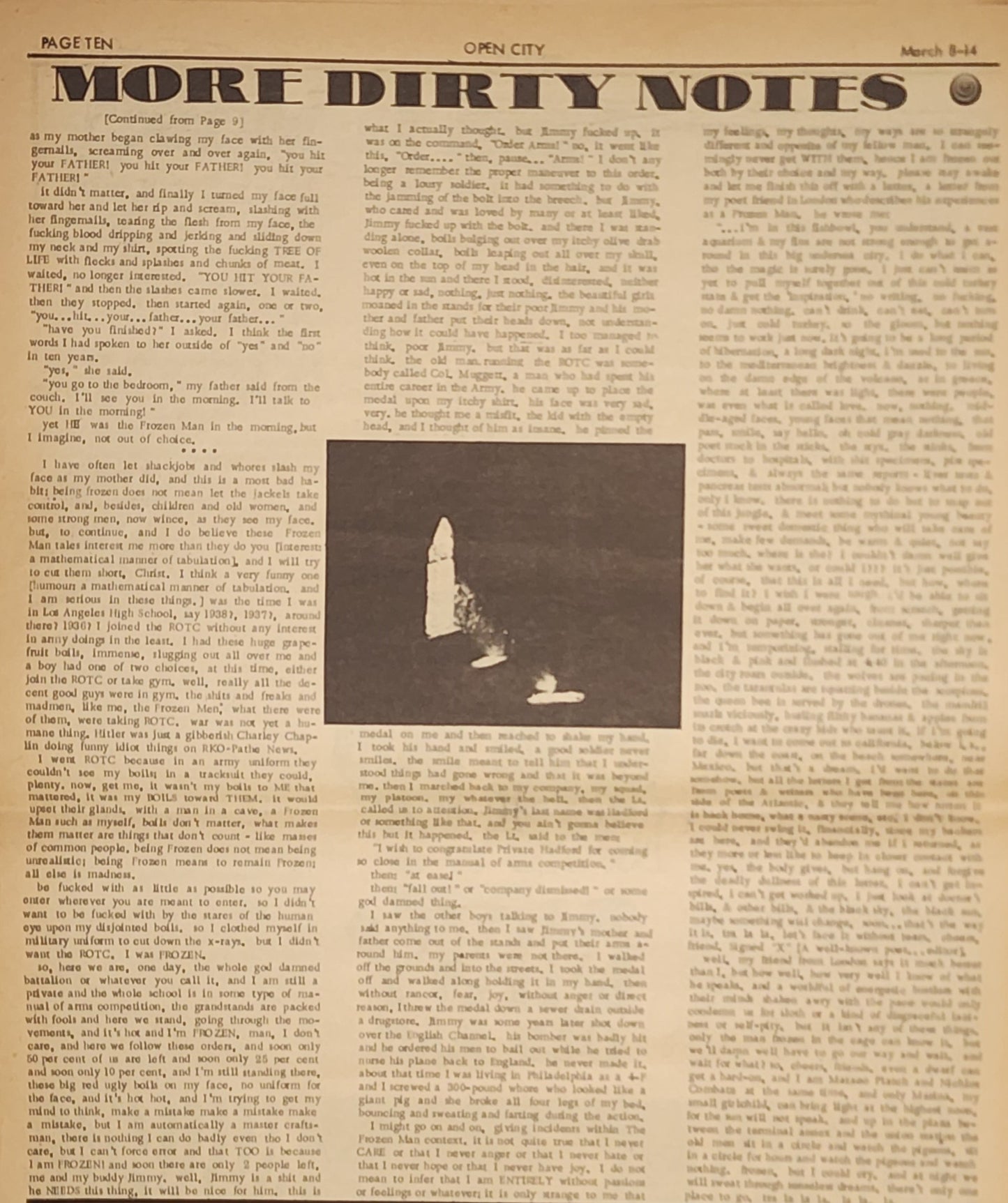 Open City March 8, 1968 – Early Portions of Ham on Rye