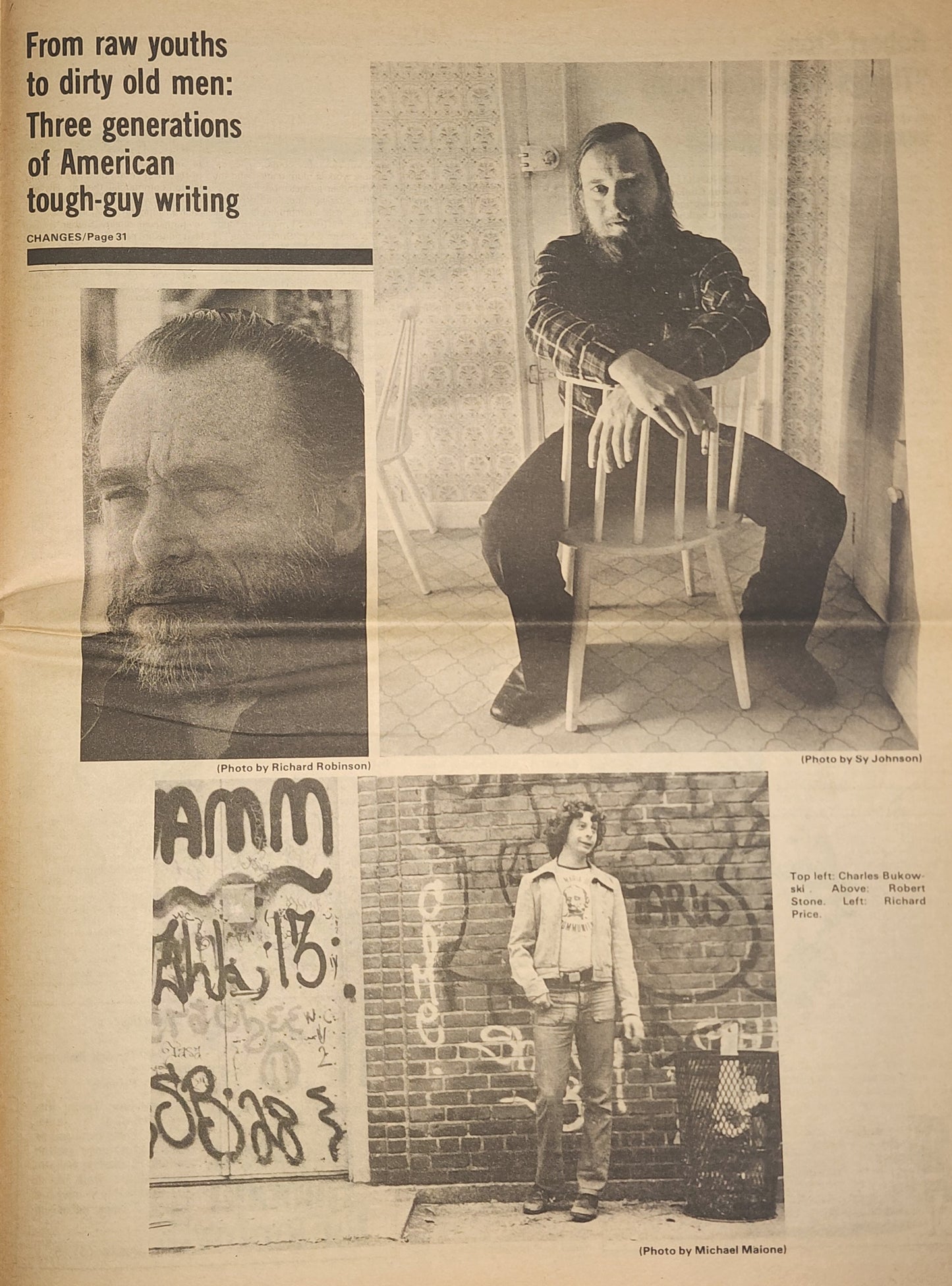 Changes April 1975 -- Charles Bukowski Interview