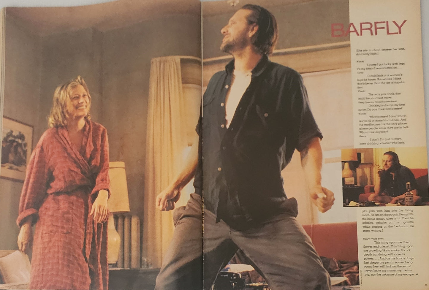 Arete July 1989 -- Bukowski Interview with Several Works, Plus Barfly Photos