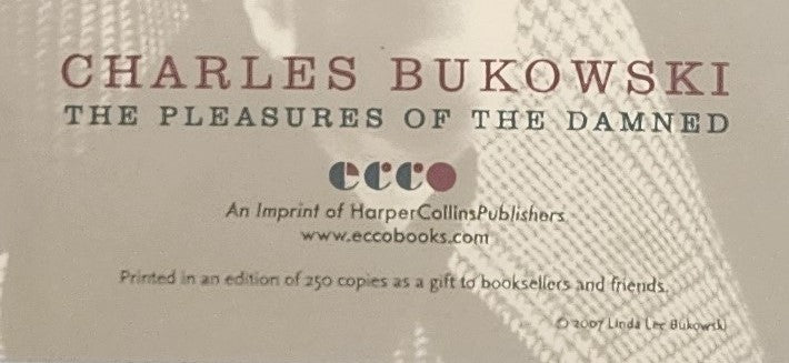 Democracy (1/250) – Charles Bukowski Broadside (2007)