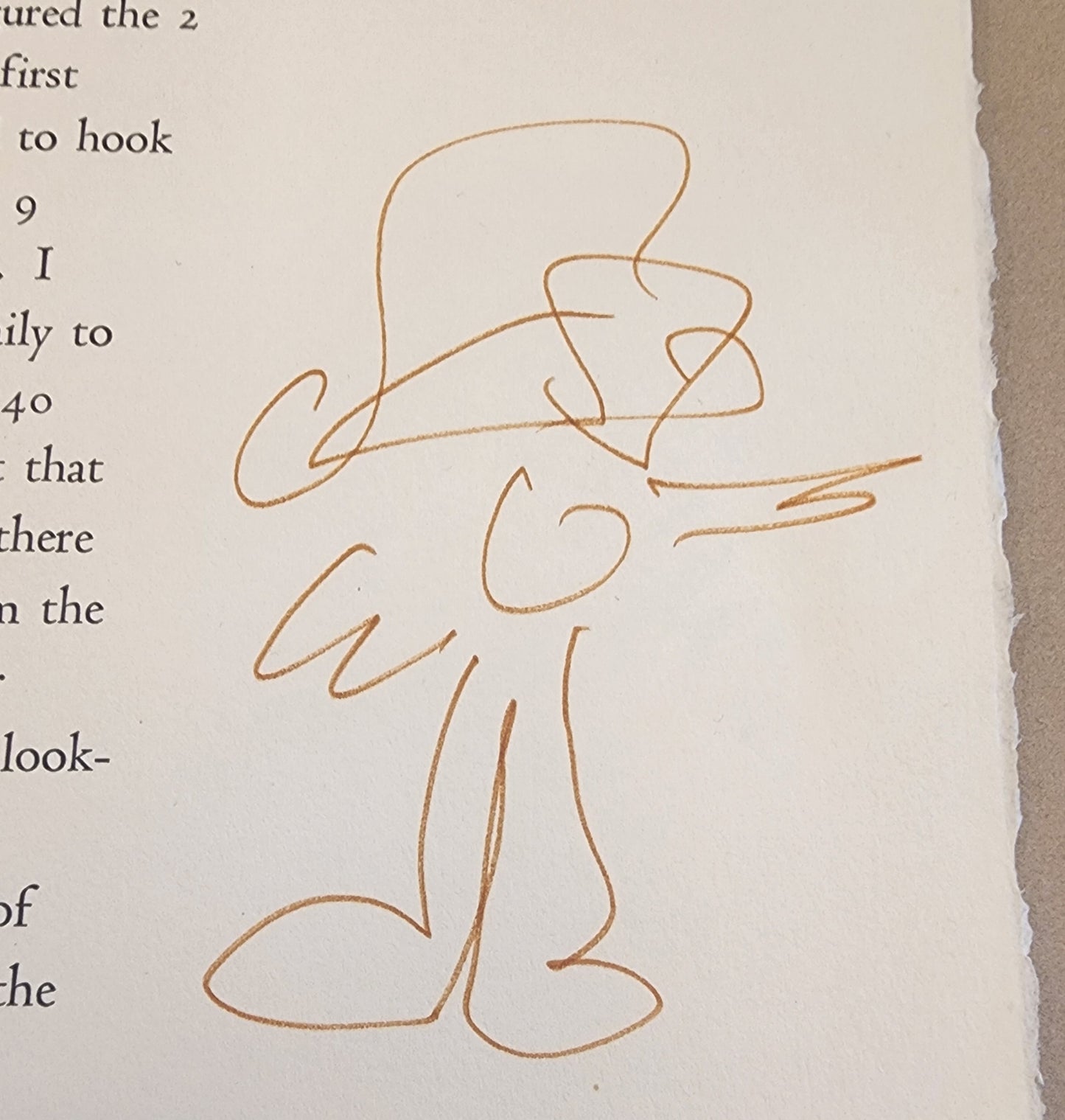 Winter -- Signed with Drawing by Charles Bukowski (#186/199)