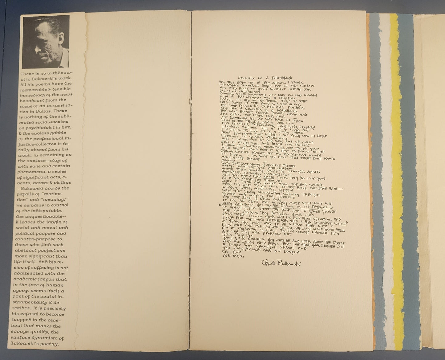 Crucifix In A Deathhand – From the Estate of Louise Webb and Ed Blair (Bukowski)