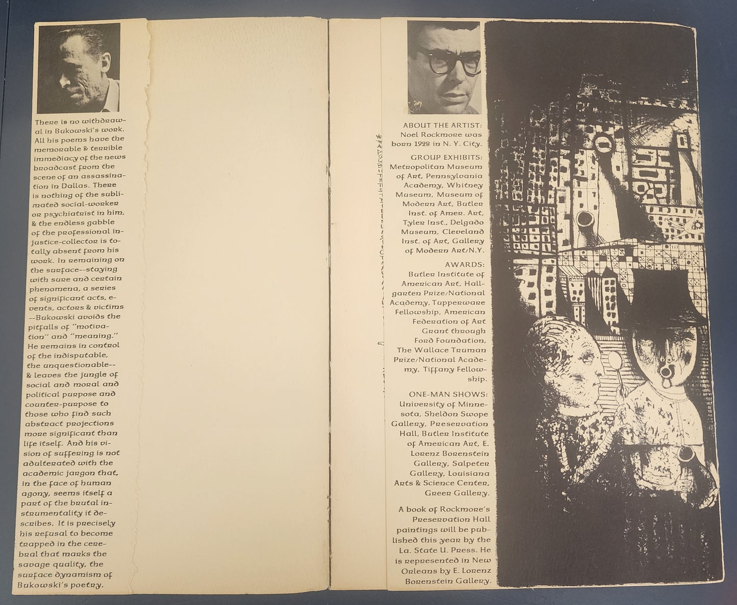 Crucifix In A Deathhand – From the Estate of Louise Webb and Ed Blair (Bukowski)