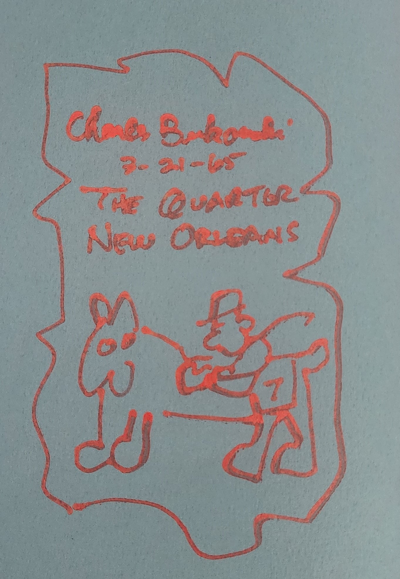 Crucifix In A Deathhand – From the Estate of Louise Webb and Ed Blair (Bukowski)