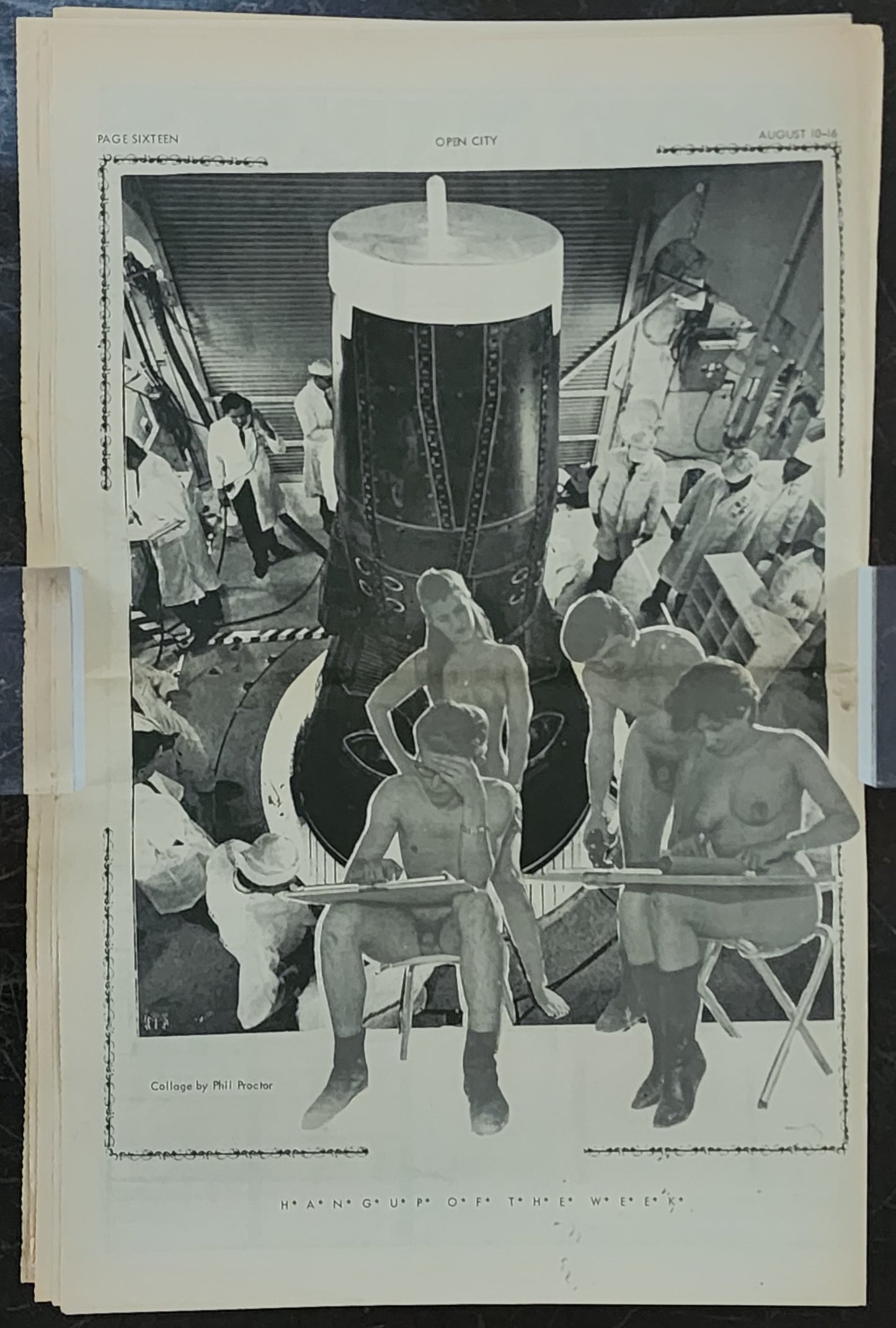 OPEN CITY No. 15, Aug. 10–16, 1967 — Bukowski Notes, Hiroshima Day March, Dr. Linus Pauling, How to Beat the Draft