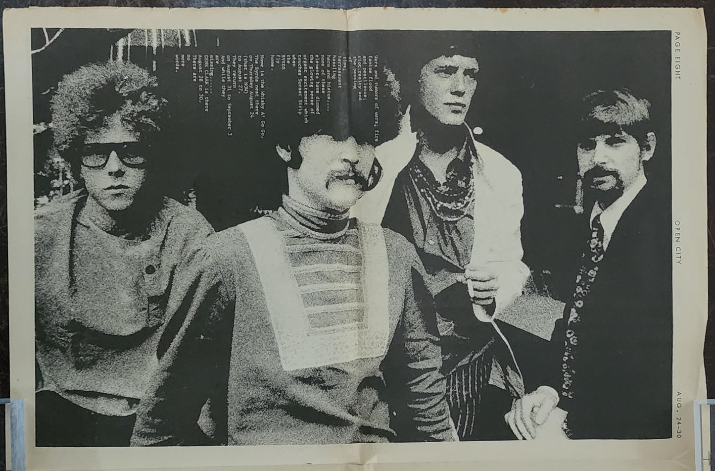 OPEN CITY No. 17, Aug. 24–30, 1967 — Bukowski Notes, The Doors at the Whisky, Jimi Hendrix Experience, Griffith Park Love-In