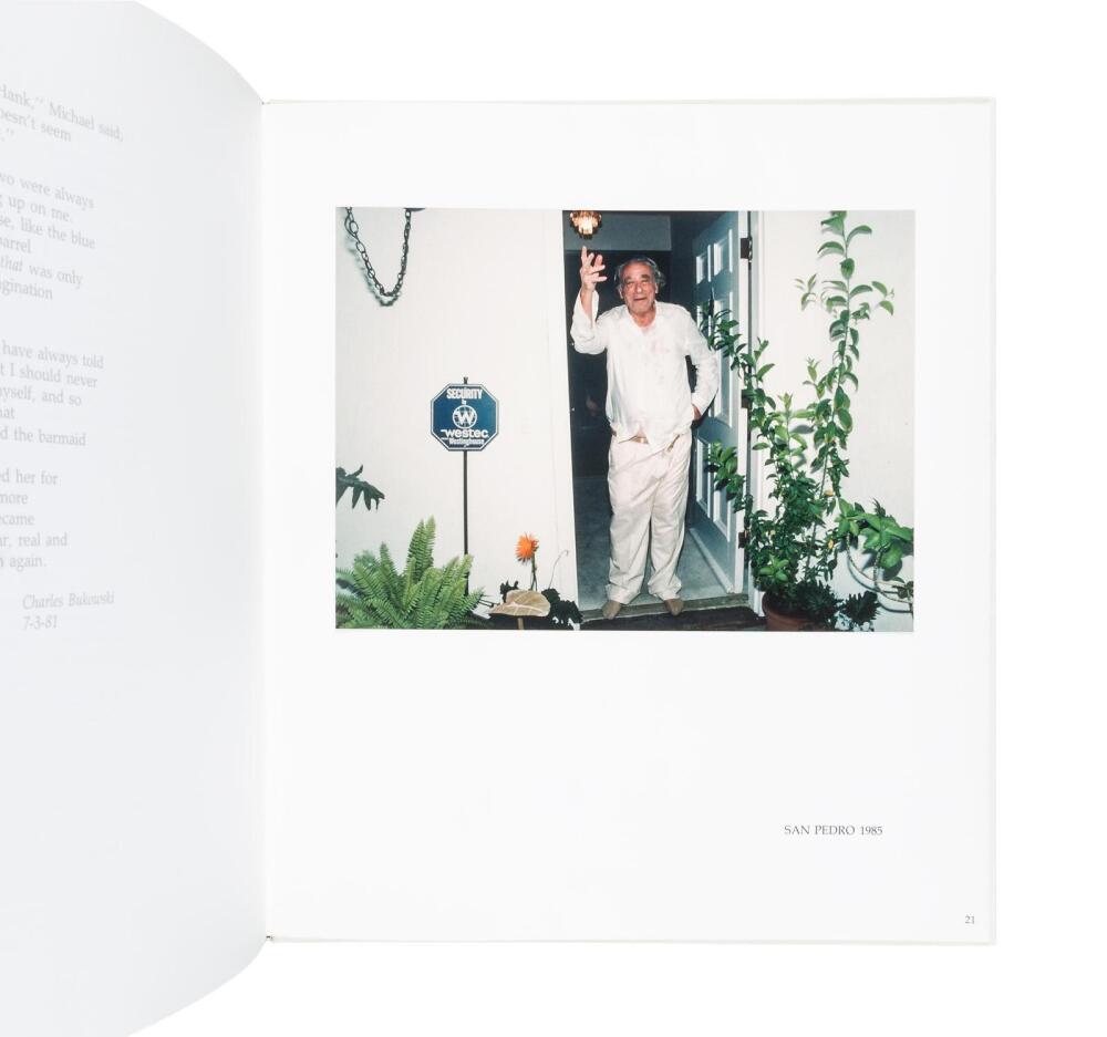 BUKOWSKI PHOTOGRAPHS 1977-1991 – Signed by Charles Bukowski (#2/74)