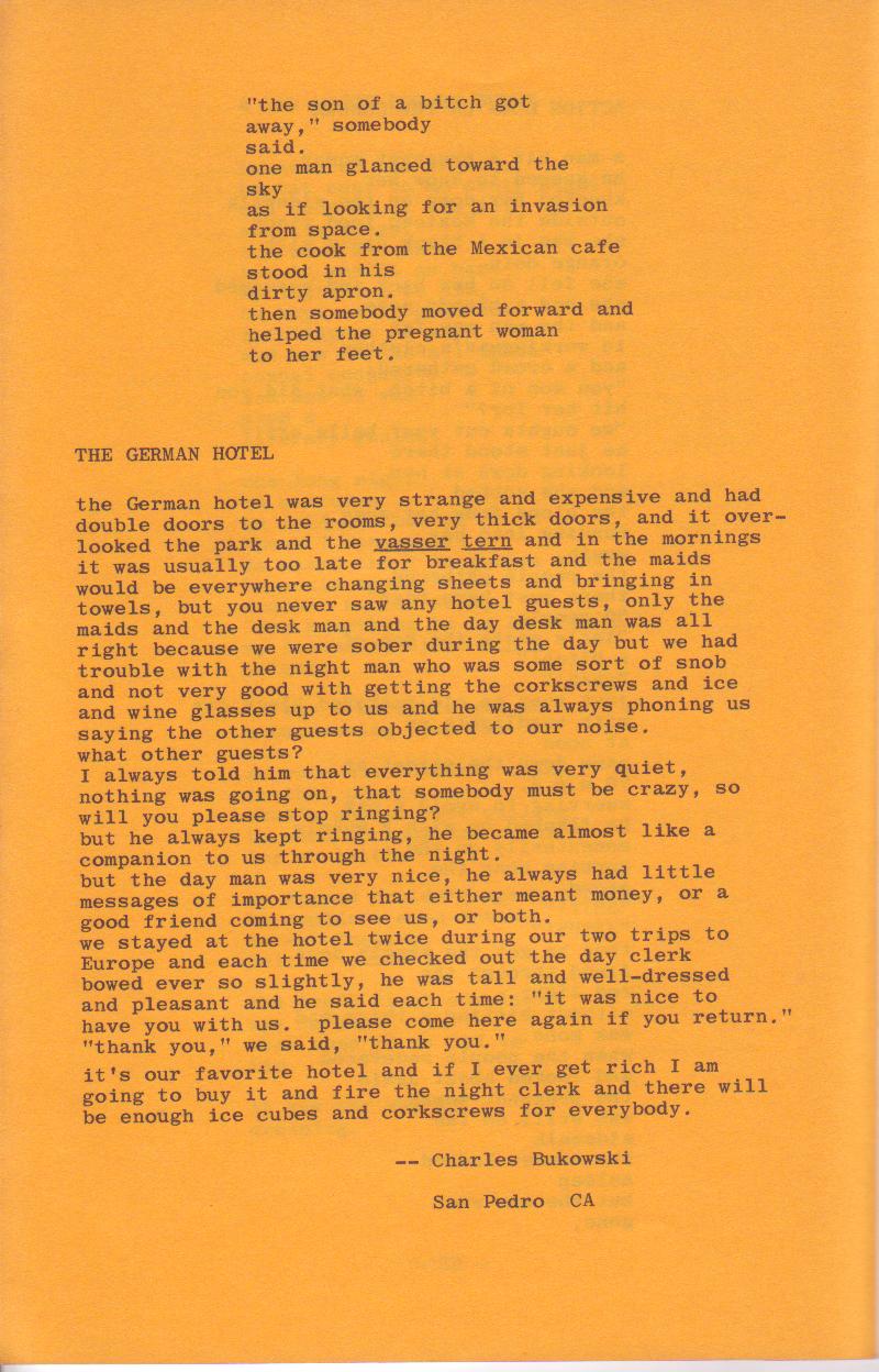 Wormwood Review 81-82 -- Deluxe Edition Signed Twice by Bukowski (19/50)
