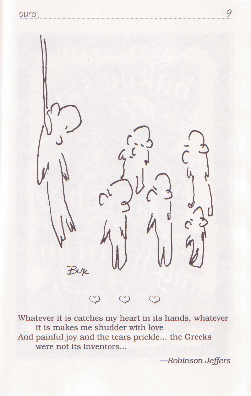 Sue #2 -- Charles Bukowski Drawings, Photographs, & LouJon Special Section