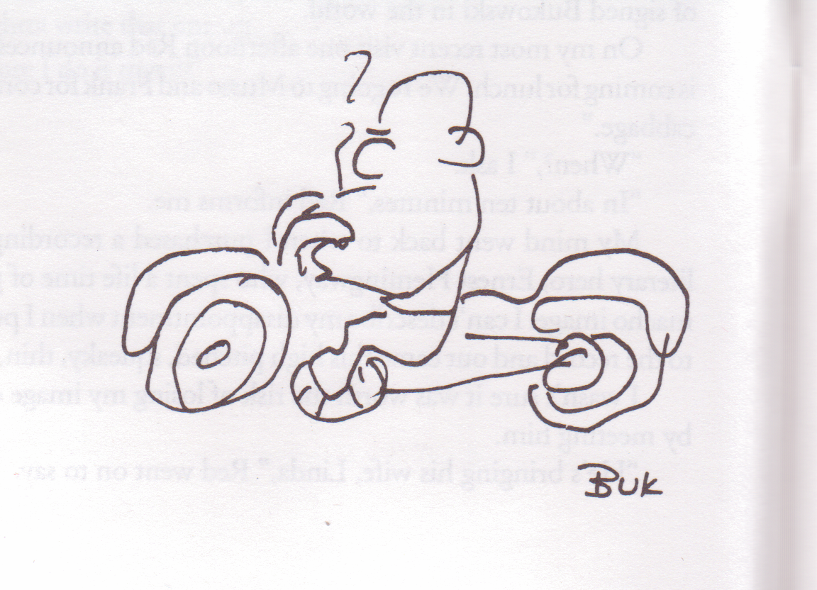 Sure # 7: Charles Bukowski Drawings, 1 Letter, 5 Photographs