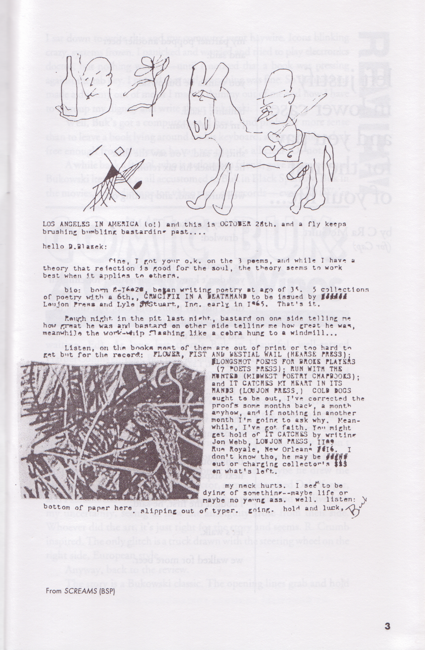 Sure 8/9: The Charles Bukowski Newsletter
