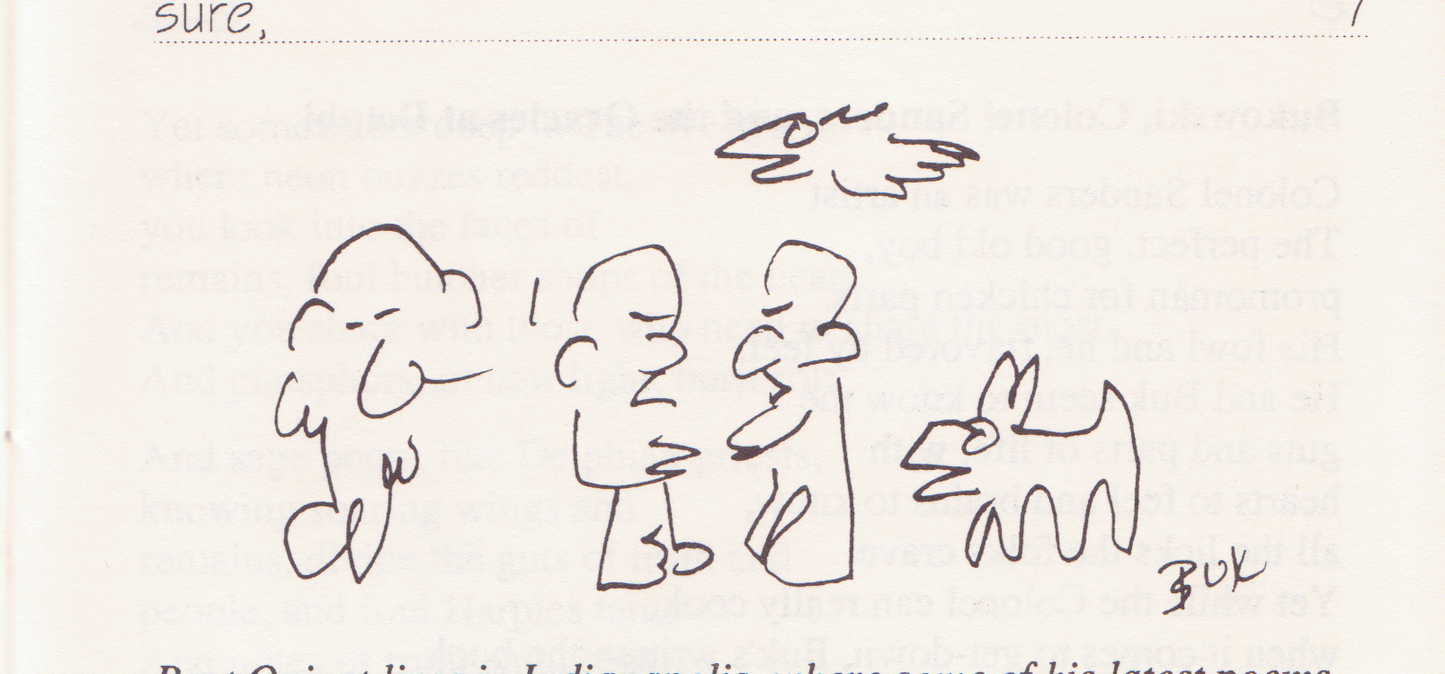 Sure #3: Charles Bukowski Drawings, 1 Painting, 5 Photographs