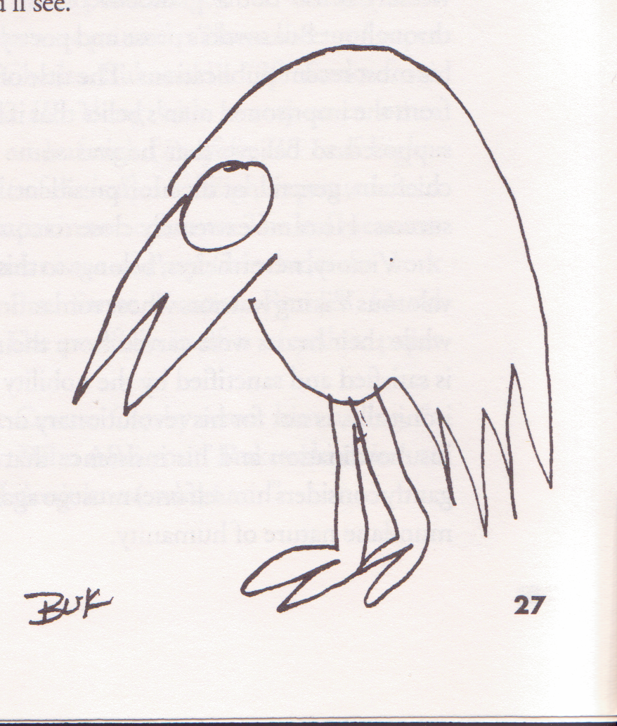 Sure # 7: Charles Bukowski Drawings, 1 Letter, 5 Photographs