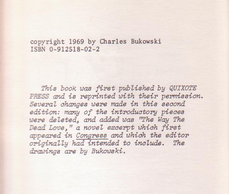 A Bukowski Sampler: 46 Early Charles Bukowski Poems and Excerpt from First Unpublished Novel