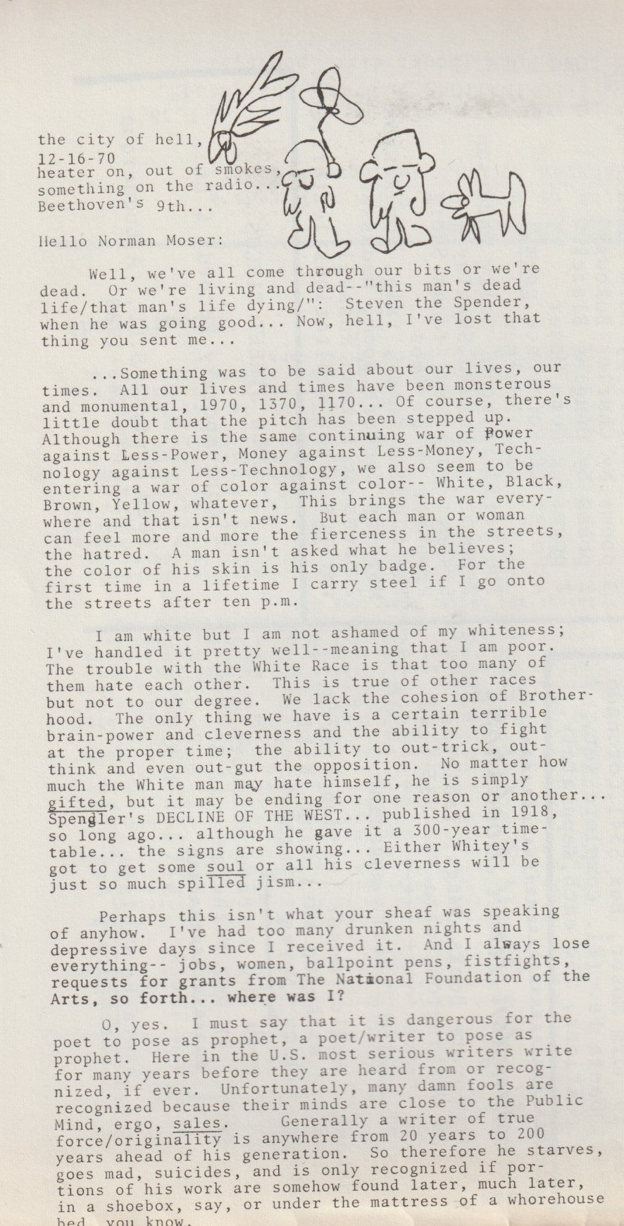 Pulse 4 -- Three Uncollected Charles Bukowski Poems (1971)