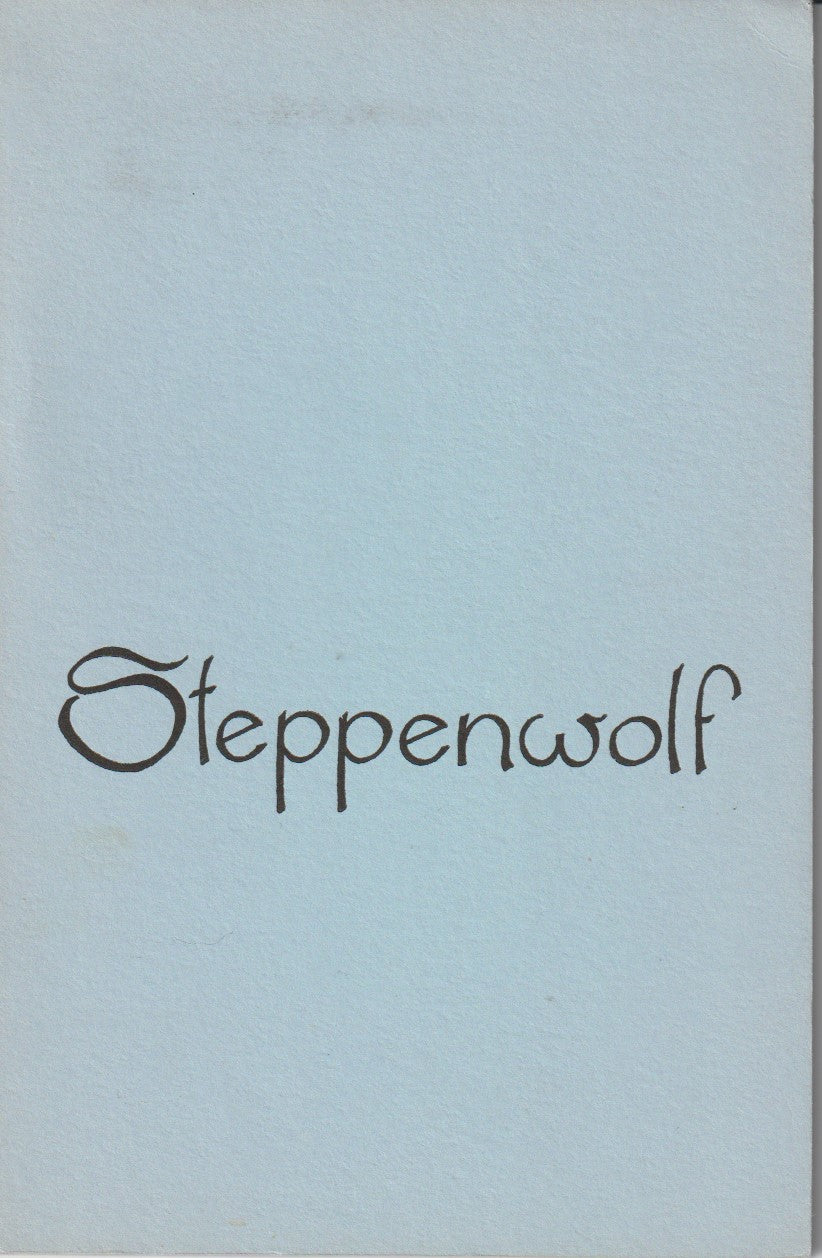Steppenwolf 4 -- One First Appearance of Quits by Charles Bukowski (1970)