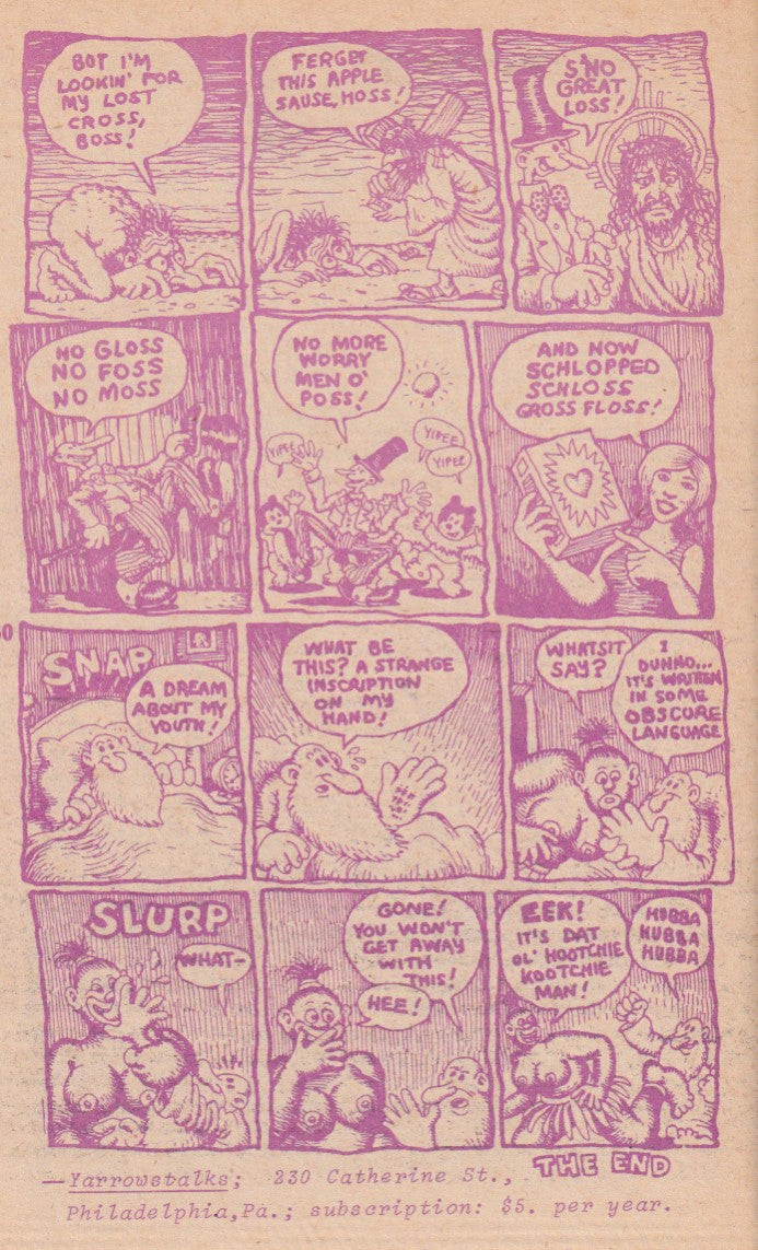 Underground Digest Vol. 1, No. 2 -- Notes of a Dirty Old Man Column by Charles Bukowski (1967)