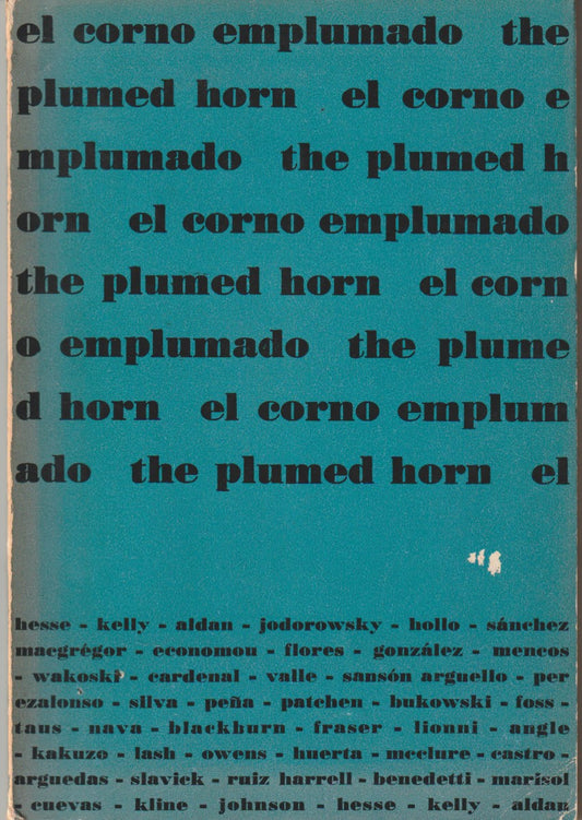 el corno emplumado No.3 -- One Uncollected, Two First Appearance Poems by Charles Bukowski (1962)