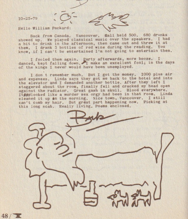 Pulpsmith, Vol. 2, No. 4 -- Five Poems (3 Uncollected, One First Appearance), 8 letters, and 9-Page Interview with Charles Bukowski (1983)