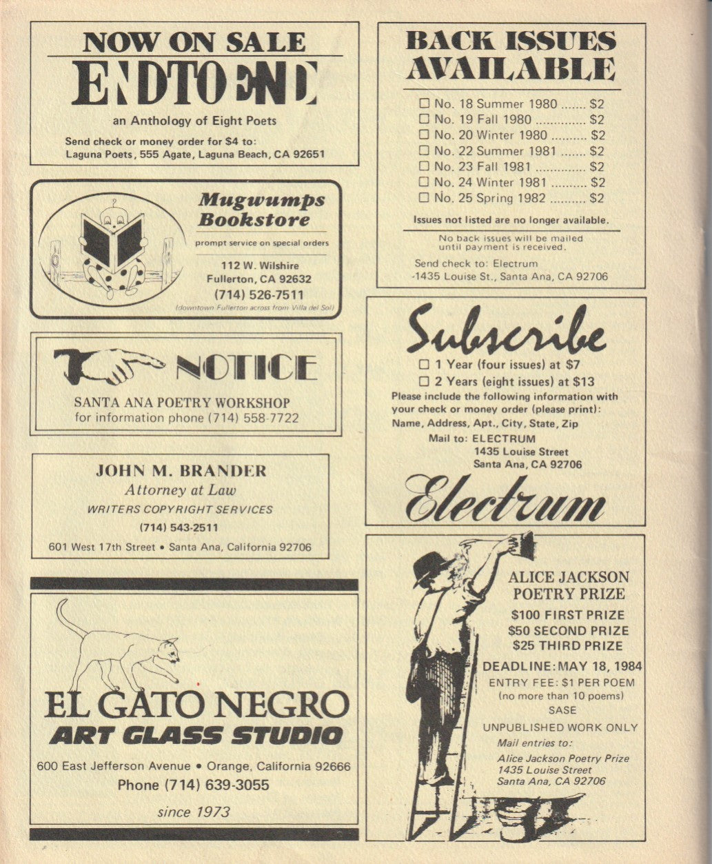 Electrum 32 -- First Appearance of Naked At 92 Degrees And Waiting For The End (1984)