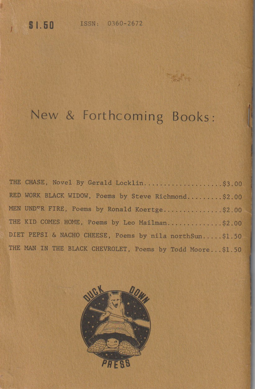 Scree 7 -- Three First Appearance Poems by Charles Bukowski (1976)