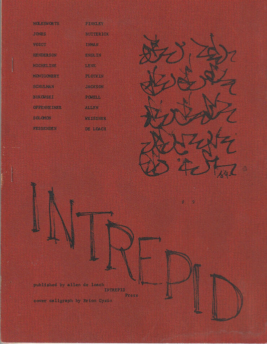 Intrepid 9 -- One Uncollected, Two First Appearance Charles Bukowski Poems (1967)