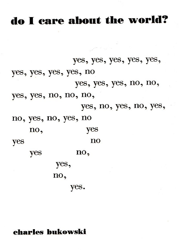 Transit 5 -- Three Uncollected Poems, One First Appearance Poem by Charles Bukowski