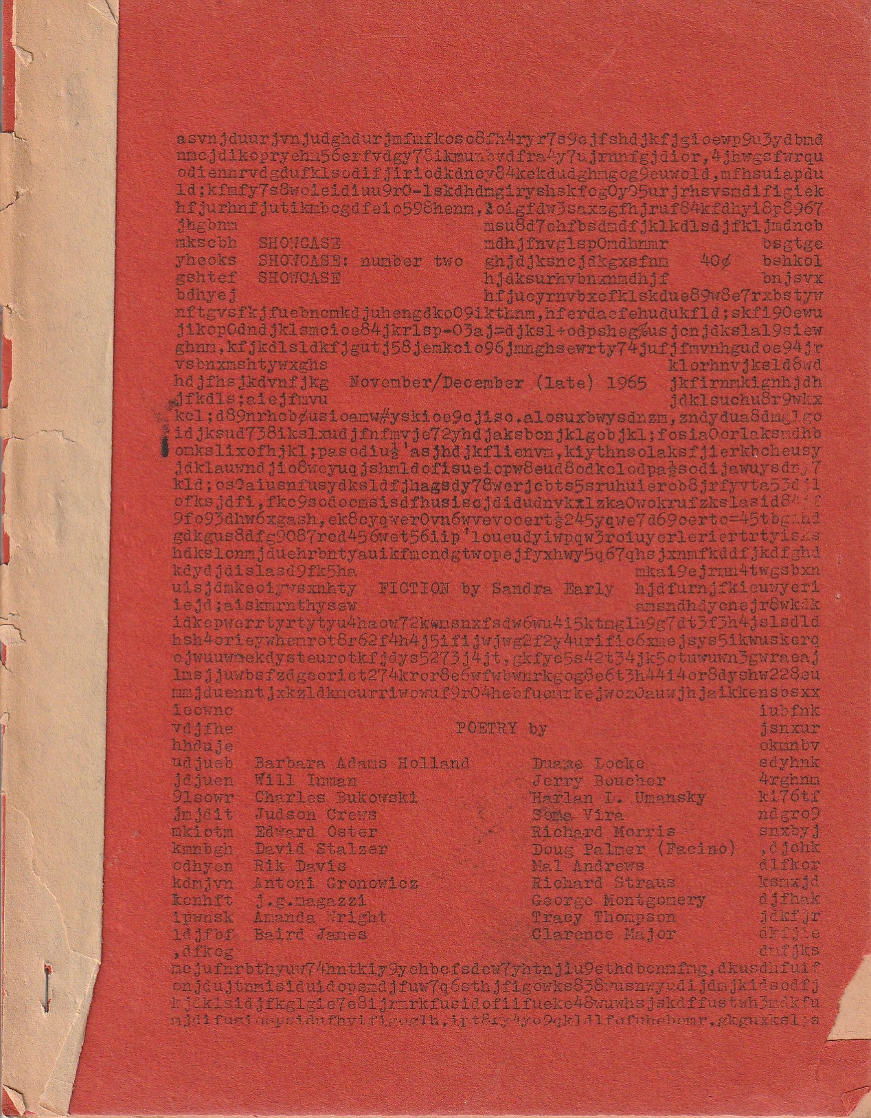 Showcase No. 2, LouJon Press Copy -- Two First Appearance Charles Bukowski Poems (1965)