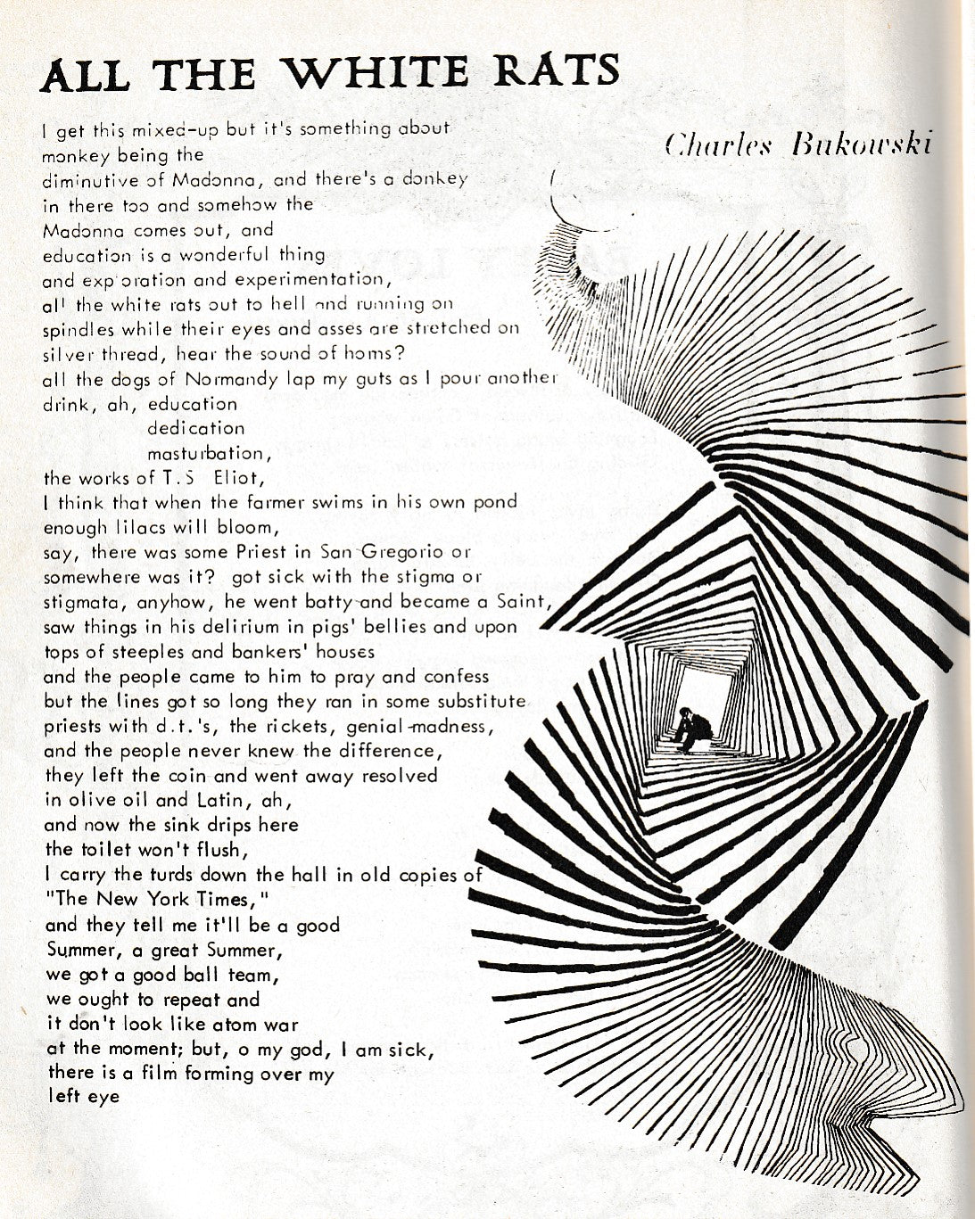 Notes From Underground No. 2 -- One Uncollected. One First Appearance Poem by Charles Bukowski (1966)