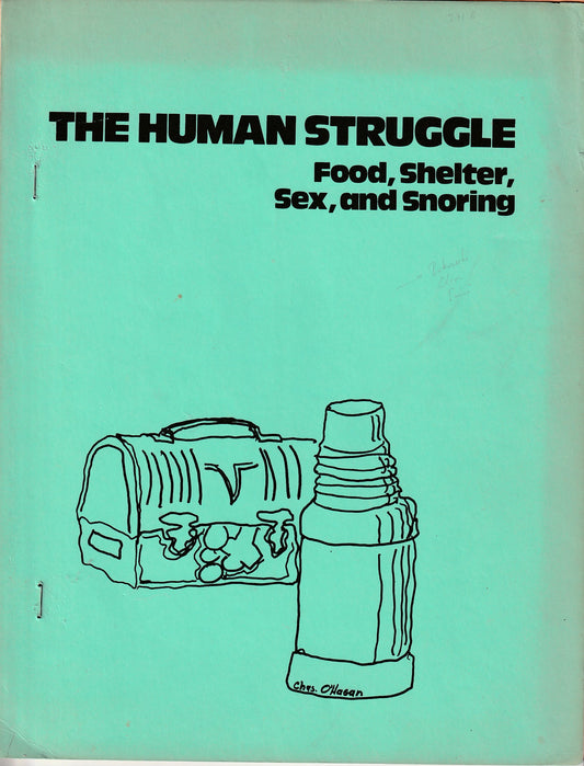Human Struggle / Two Charlies -- One Uncollected, Four First Appearance Charles Bukowski Poems (1973)